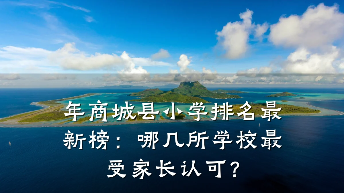 年商城县小学排名最新榜：哪几所学校最受家长认可？