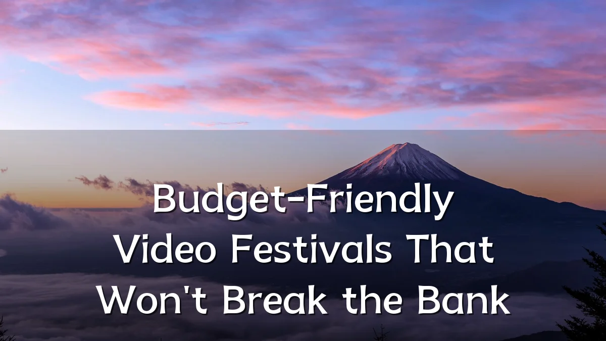 Budget-Friendly Video Festivals That Won't Break the Bank