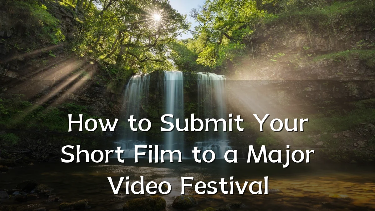How to Submit Your Short Film to a Major Video Festival