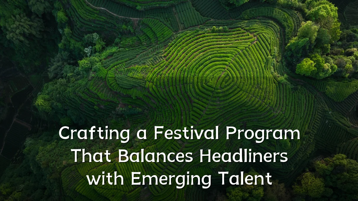 Crafting a Festival Program That Balances Headliners with Emerging Talent