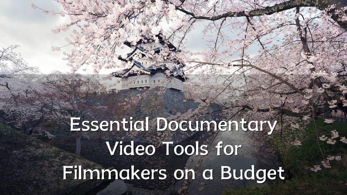 Essential Documentary Video Tools for Filmmakers on a Budget