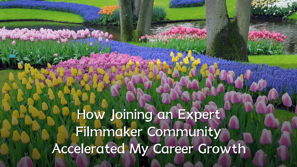 How Joining an Expert Filmmaker Community Accelerated My Career Growth