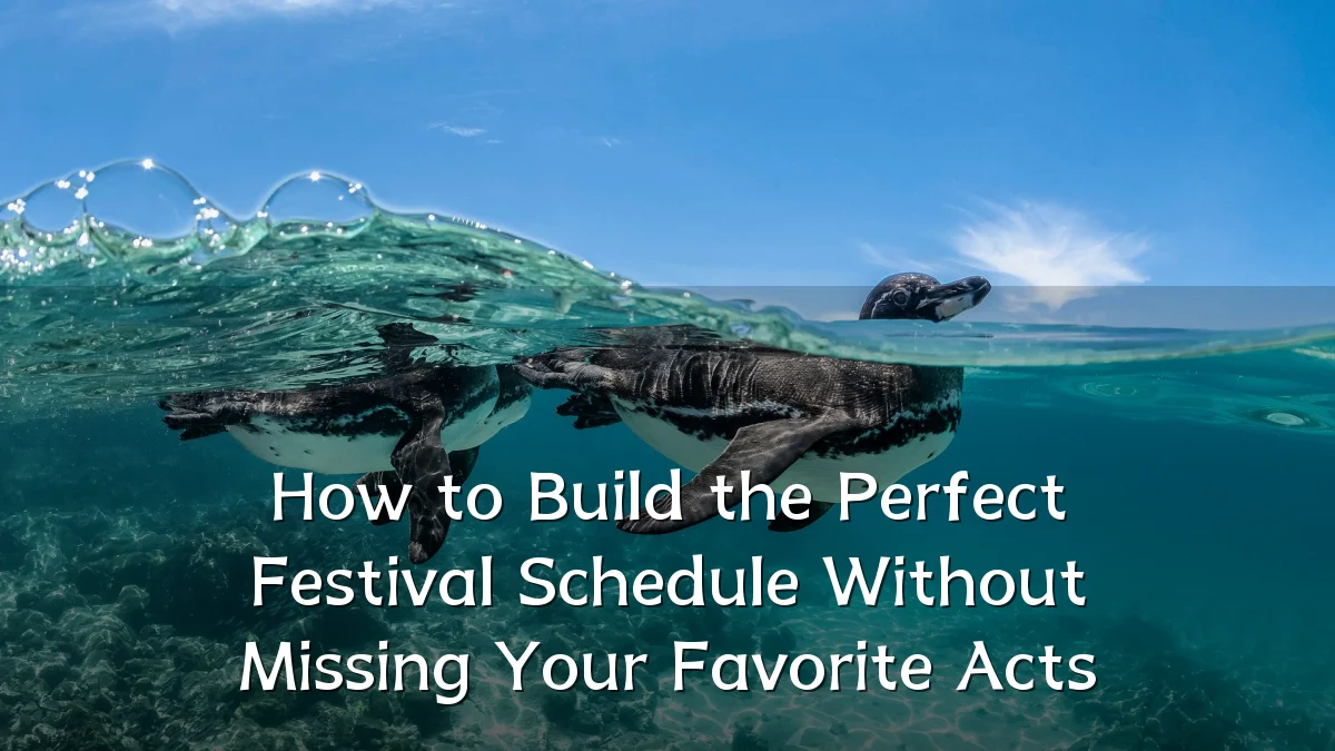 How to Build the Perfect Festival Schedule Without Missing Your Favorite Acts