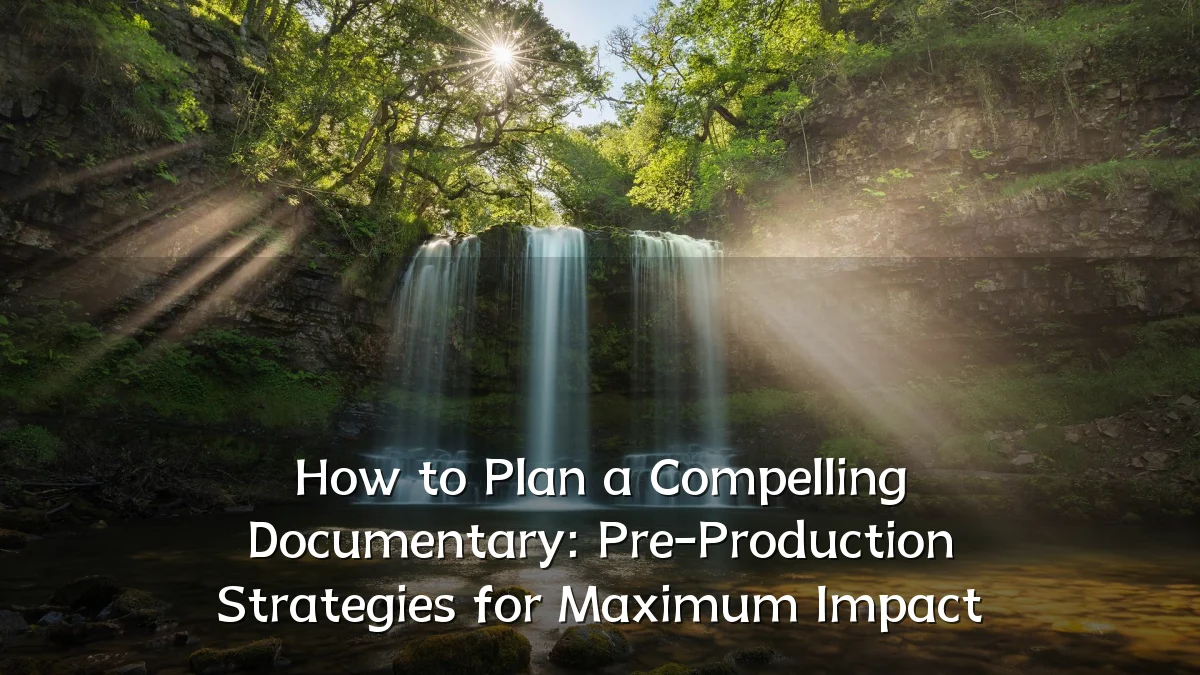 How to Plan a Compelling Documentary: Pre-Production Strategies for Maximum Impact