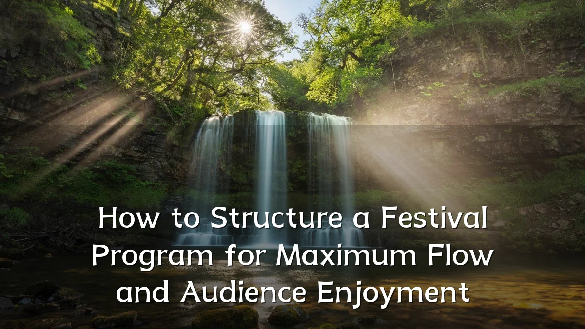 How to Structure a Festival Program for Maximum Flow and Audience Enjoyment