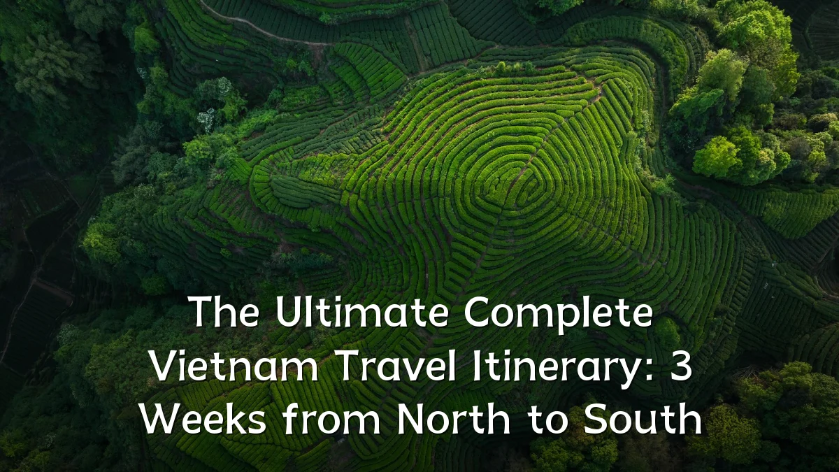 The Ultimate Complete Vietnam Travel Itinerary: 3 Weeks from North to South